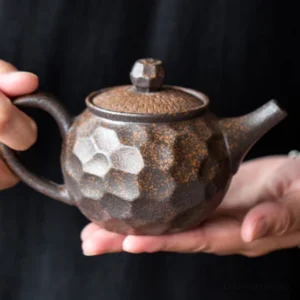 Handmade gilded Jingdezhen porcelain teapot collection four styles